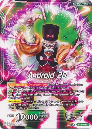 Android 20 // Androids 20, 17, & 18, Bionic Renaissance [BT9-038] | Cracking-Singles