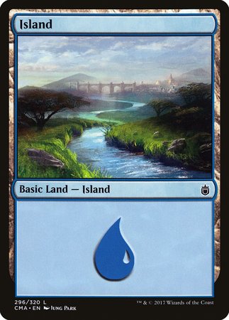 Island (296) [Commander Anthology] | Cracking-Singles