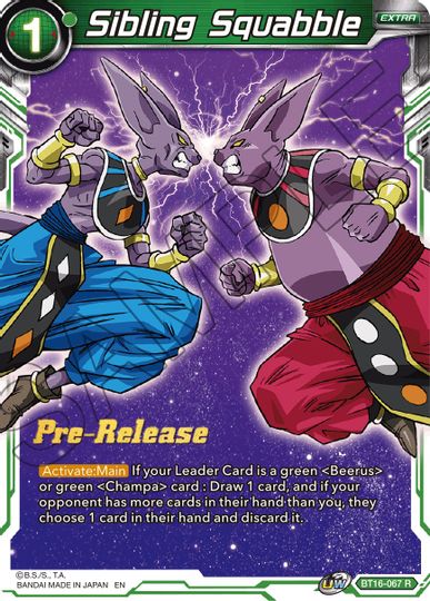 Sibling Squabble (BT16-067) [Realm of the Gods Prerelease Promos] | Cracking-Singles