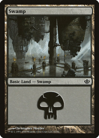 Swamp (61) [Duel Decks: Garruk vs. Liliana] | Cracking-Singles