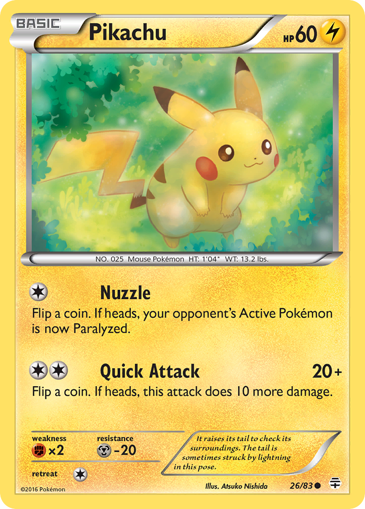 Pikachu (26/83) [XY: Generations] | Cracking-Singles