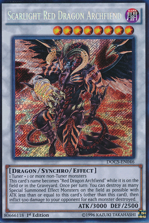 Scarlight Red Dragon Archfiend [DOCS-EN046] Secret Rare | Cracking-Singles