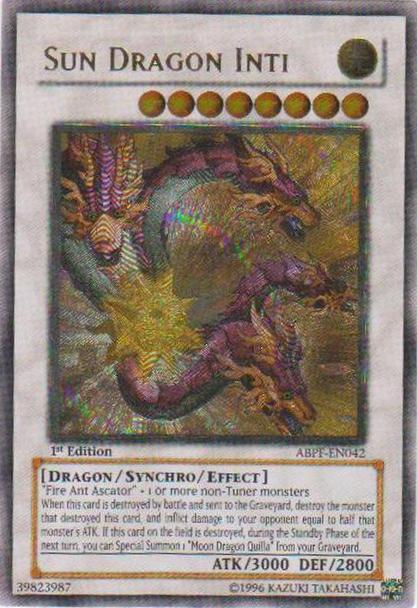 Sun Dragon Inti [ABPF-EN042] Ultimate Rare | Cracking-Singles