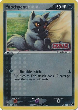 Poochyena (58/108) (Stamped) [EX: Power Keepers] | Cracking-Singles