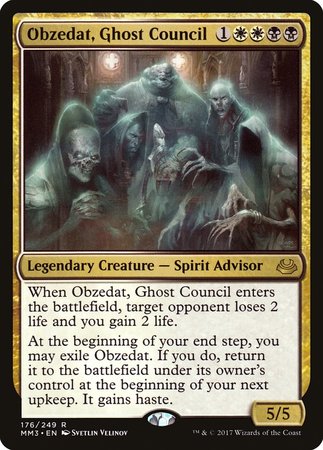 Obzedat, Ghost Council [Modern Masters 2017] | Cracking-Singles