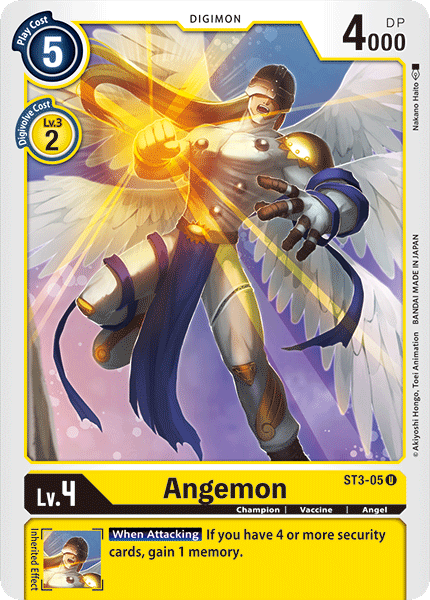 Angemon [ST3-05] [Starter Deck: Heaven's Yellow] | Cracking-Singles