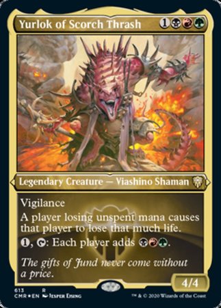 Yurlok of Scorch Thrash (Foil Etched) [Commander Legends] | Cracking-Singles