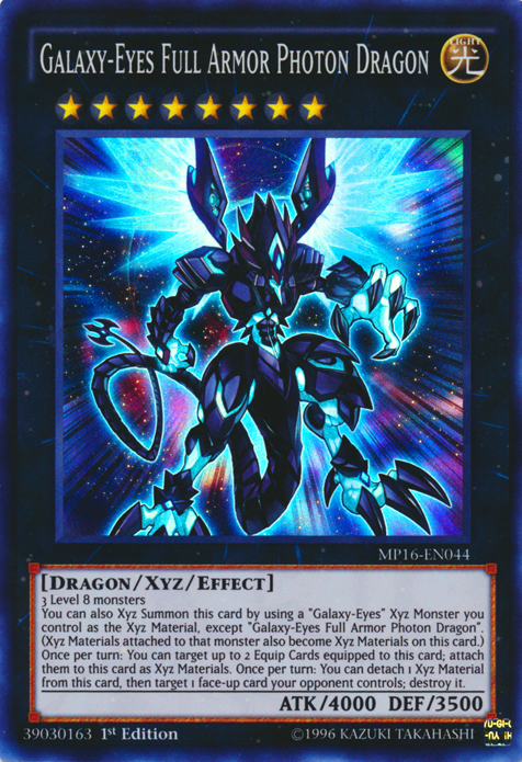 Galaxy-Eyes Full Armor Photon Dragon [MP16-EN044] Super Rare | Cracking-Singles