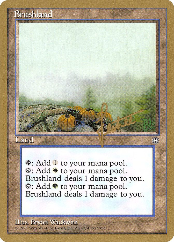 Brushland (Bertrand Lestree) [Pro Tour Collector Set] | Cracking-Singles