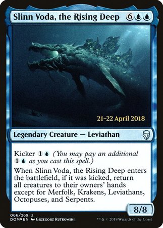 Slinn Voda, the Rising Deep [Dominaria Promos] | Cracking-Singles