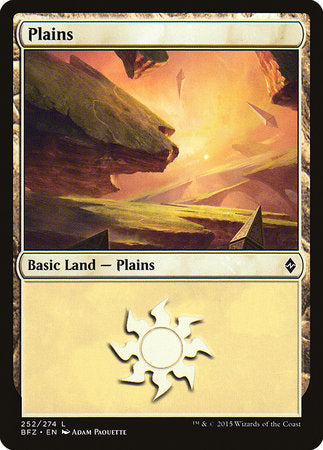 Plains (252) [Battle for Zendikar] | Cracking-Singles