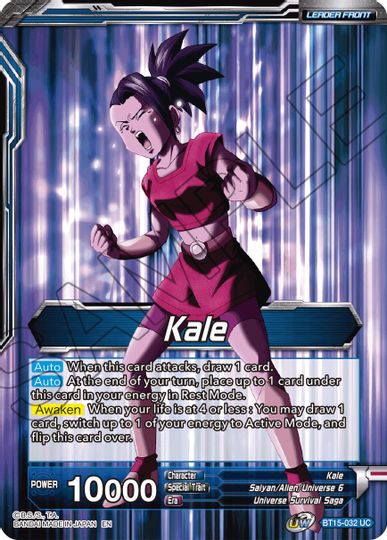 Kale // Kale, Demon of Universe 6 (BT15-032) [Saiyan Showdown Prerelease Promos] | Cracking-Singles