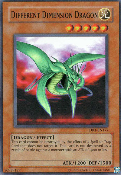 Different Dimension Dragon [DR1-EN177] Super Rare | Cracking-Singles