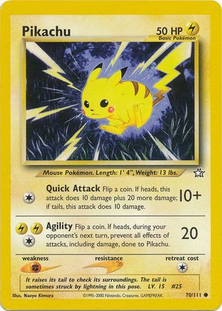 Pikachu (70/111) [Neo Genesis Unlimited] | Cracking-Singles