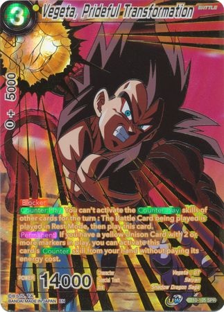 Vegeta, Prideful Transformation (SPR) [BT10-105] | Cracking-Singles