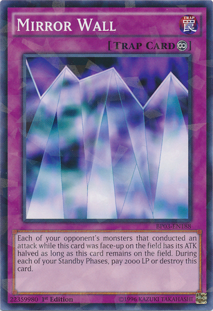 Mirror Wall [BP03-EN188] Shatterfoil Rare | Cracking-Singles