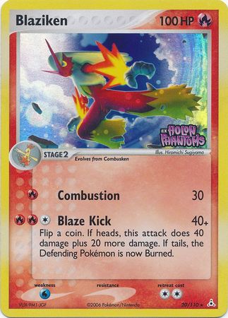 Blaziken (20/110) (Stamped) [EX: Holon Phantoms] | Cracking-Singles