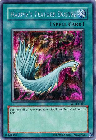 Harpie's Feather Duster [WC4-E003] Prismatic Secret Rare | Cracking-Singles