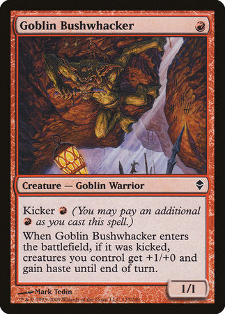 Goblin Bushwhacker [Zendikar] | Cracking-Singles