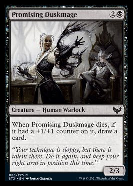 Promising Duskmage [Strixhaven: School of Mages] | Cracking-Singles