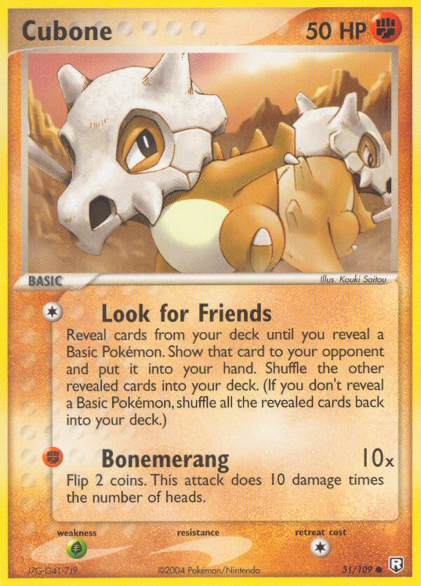 Cubone (51/109) [EX: Team Rocket Returns] | Cracking-Singles