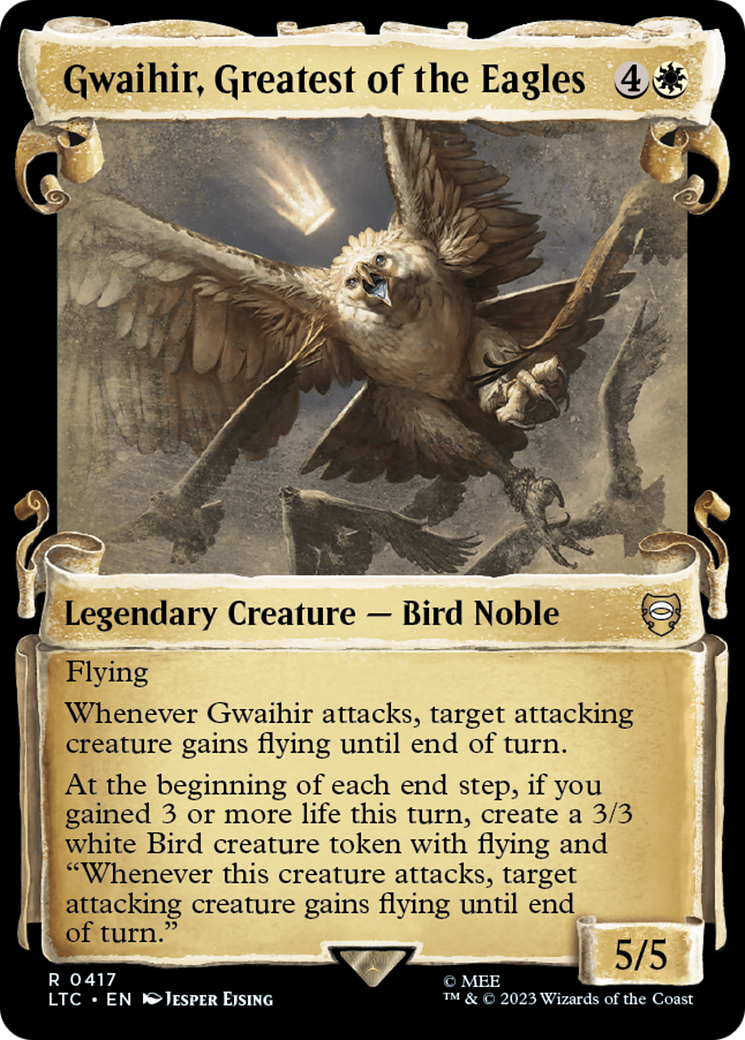 Gwaihir, Greatest of the Eagles [The Lord of the Rings: Tales of Middle-Earth Commander Showcase Scrolls] | Cracking-Singles