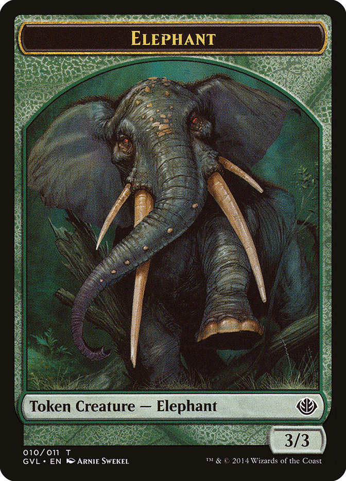 Elephant Token (Garruk vs. Liliana) [Duel Decks Anthology Tokens] | Cracking-Singles