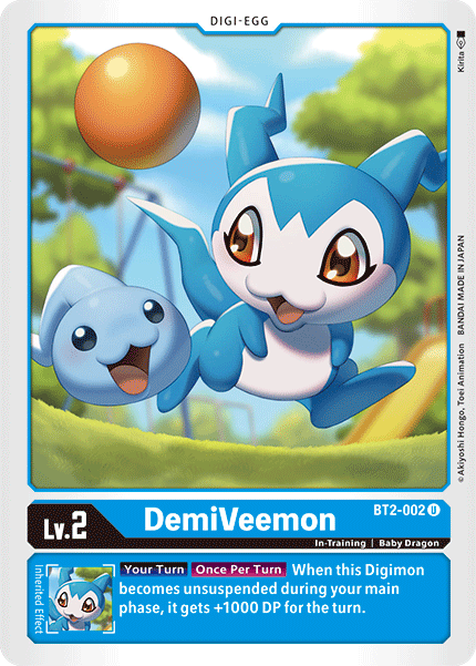 DemiVeemon [BT2-002] [Release Special Booster Ver.1.5] | Cracking-Singles