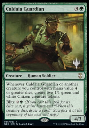 Caldaia Guardian (Promo Pack) [Streets of New Capenna Commander Promos] | Cracking-Singles