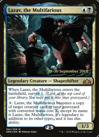 Lazav, the Multifarious [Guilds of Ravnica Promos] | Cracking-Singles