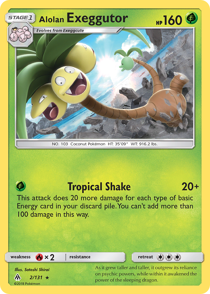 Alolan Exeggutor (2/131) [Sun & Moon: Forbidden Light] | Cracking-Singles