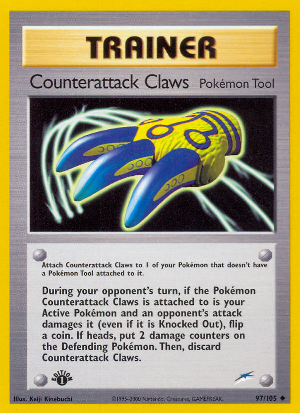 Counterattack Claws (97/105) [Neo Destiny 1st Edition] | Cracking-Singles