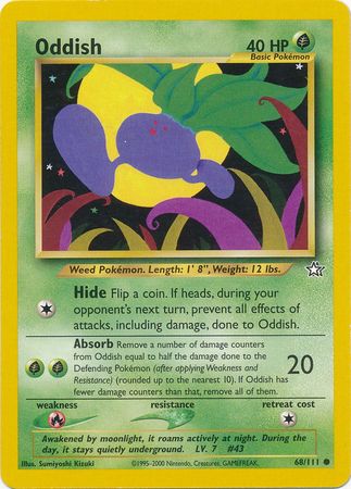 Oddish (68/111) [Neo Genesis Unlimited] | Cracking-Singles