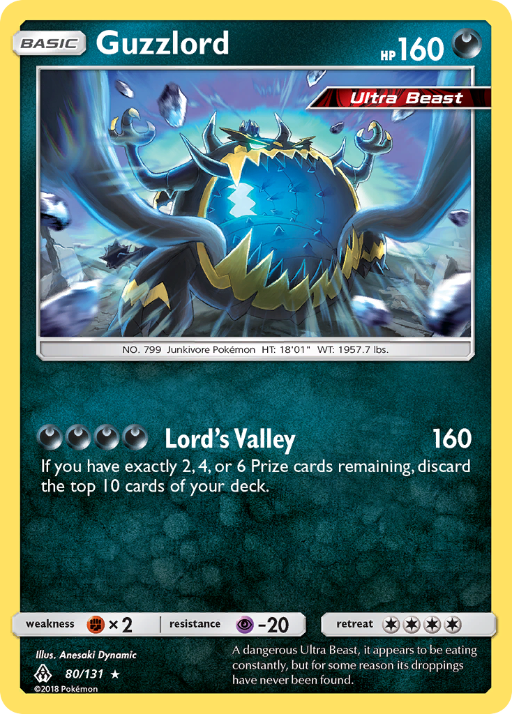 Guzzlord (80/131) [Sun & Moon: Forbidden Light] | Cracking-Singles