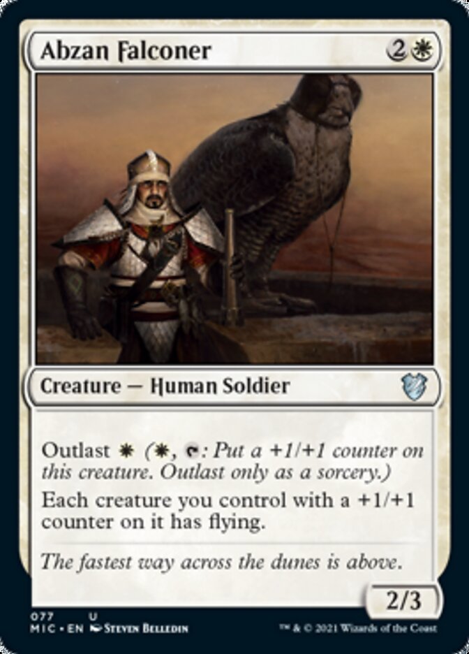 Abzan Falconer [Innistrad: Midnight Hunt Commander] | Cracking-Singles