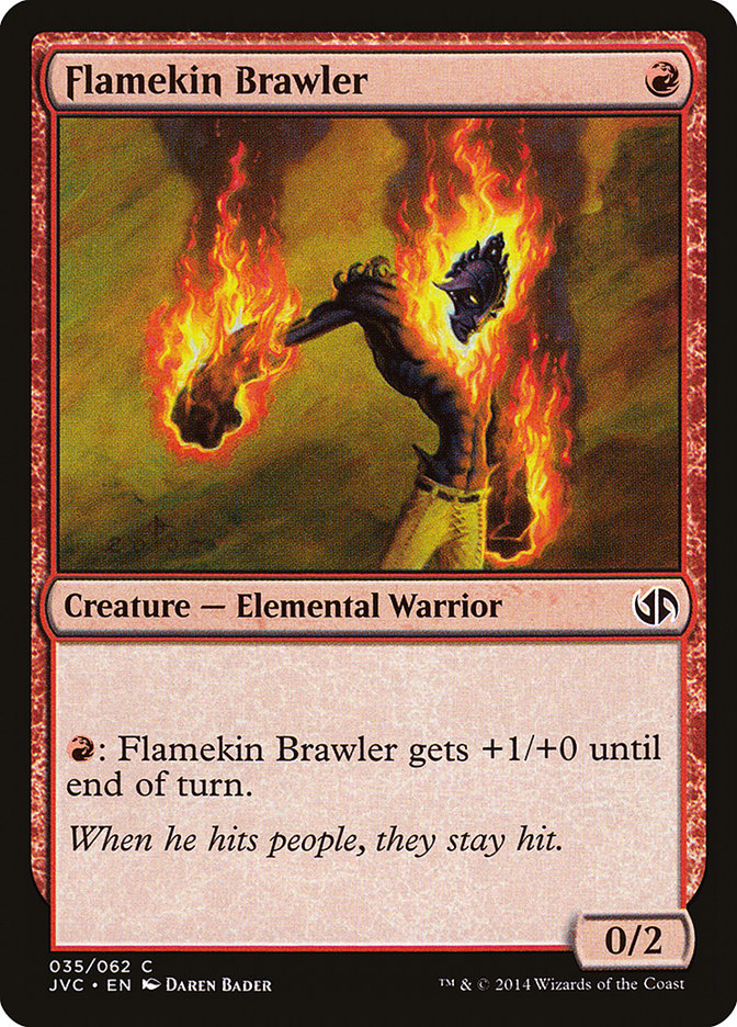 Flamekin Brawler [Duel Decks Anthology] | Cracking-Singles