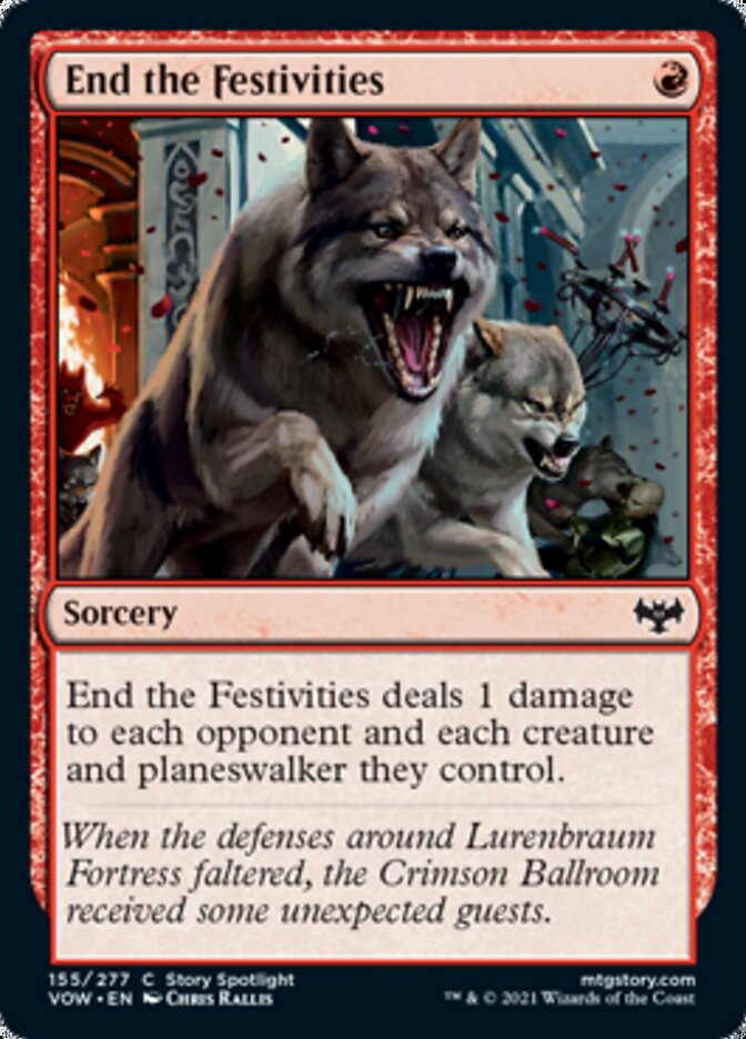 End the Festivities [Innistrad: Crimson Vow] | Cracking-Singles