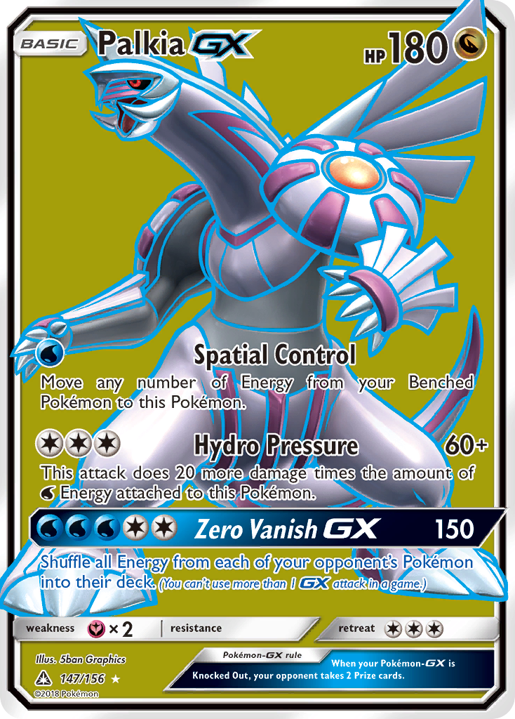 Palkia GX (147/156) [Sun & Moon: Ultra Prism] | Cracking-Singles