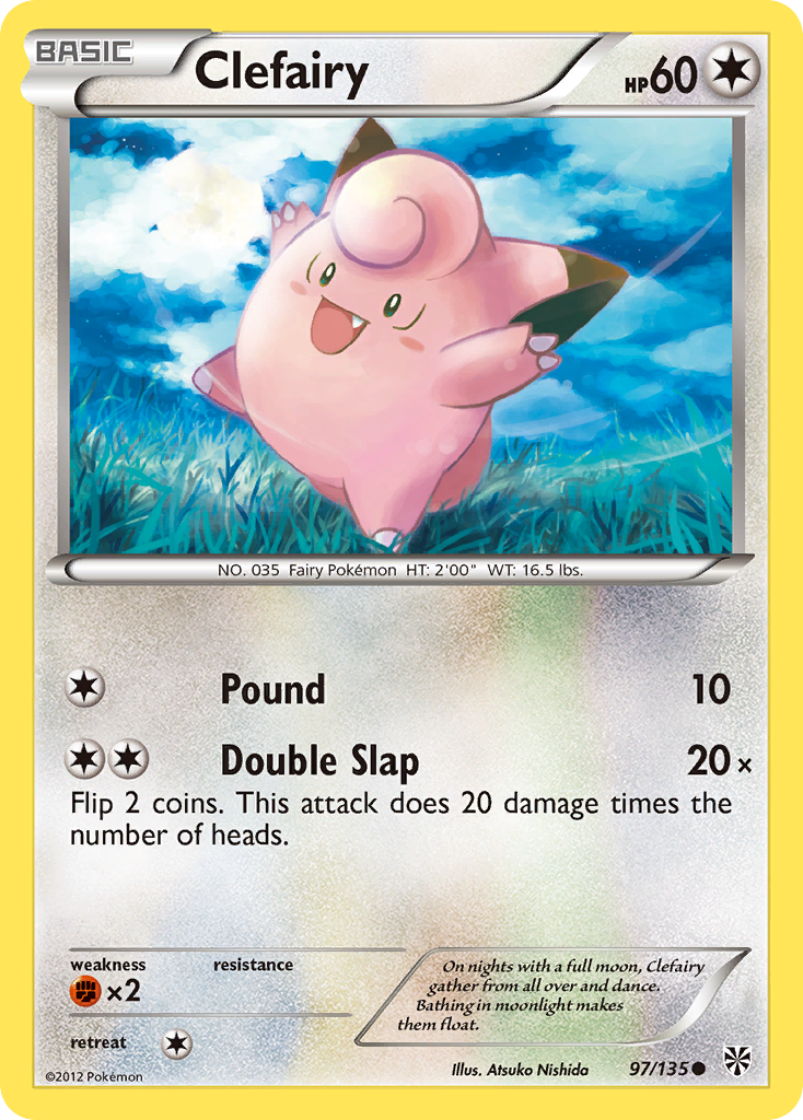 Clefairy (97/135) [Black & White: Plasma Storm] | Cracking-Singles