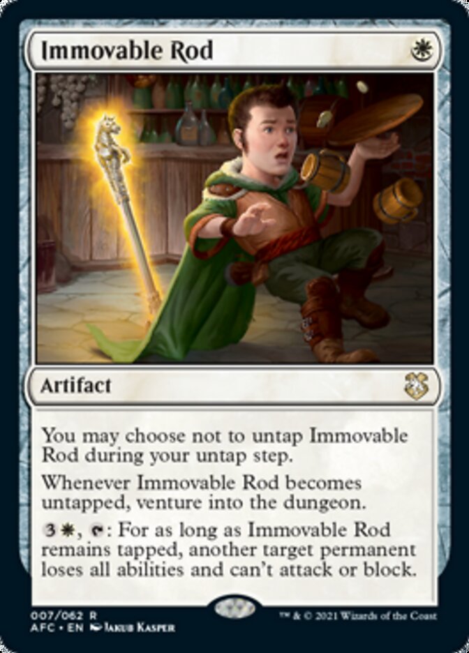 Immovable Rod [Dungeons & Dragons: Adventures in the Forgotten Realms Commander] | Cracking-Singles