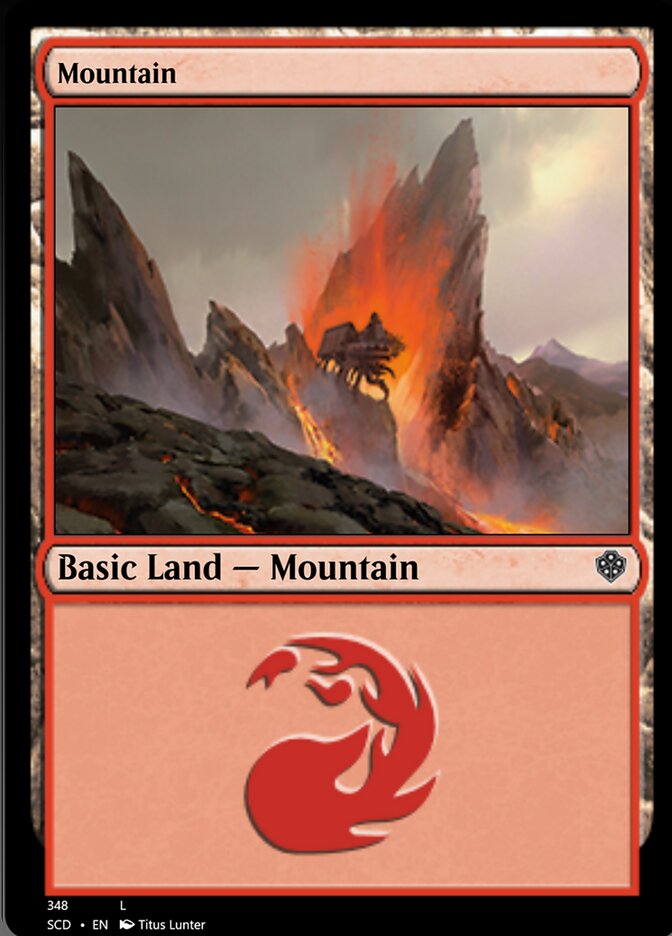 Mountain (348) [Starter Commander Decks] | Cracking-Singles