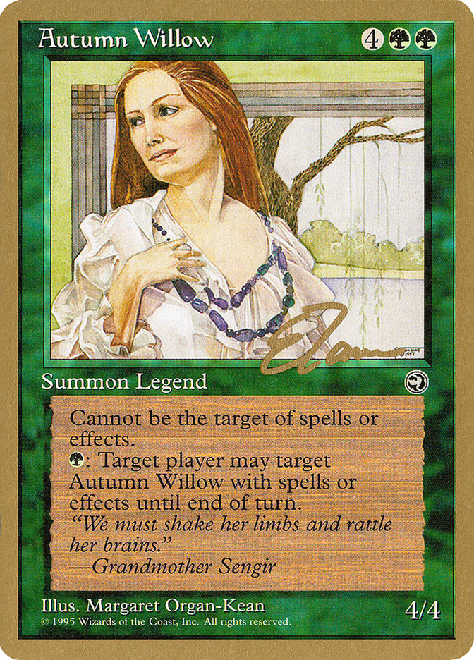 Autumn Willow (Eric Tam) [Pro Tour Collector Set] | Cracking-Singles