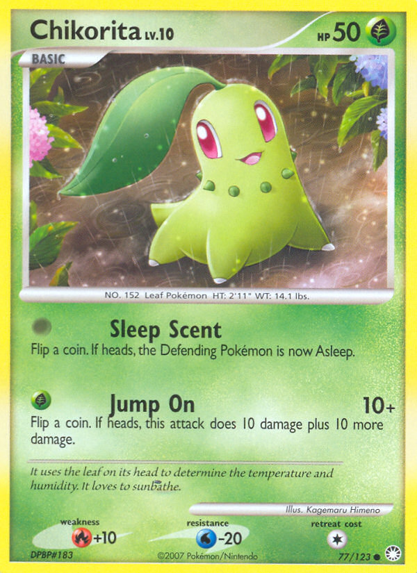 Chikorita (77/123) [Diamond & Pearl: Mysterious Treasures] | Cracking-Singles