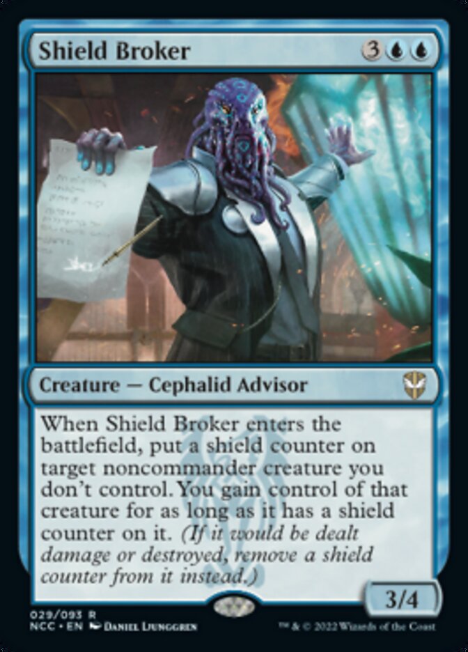 Shield Broker [Streets of New Capenna Commander] | Cracking-Singles