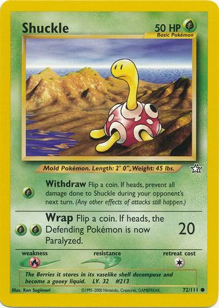 Shuckle (72/111) [Neo Genesis Unlimited] | Cracking-Singles