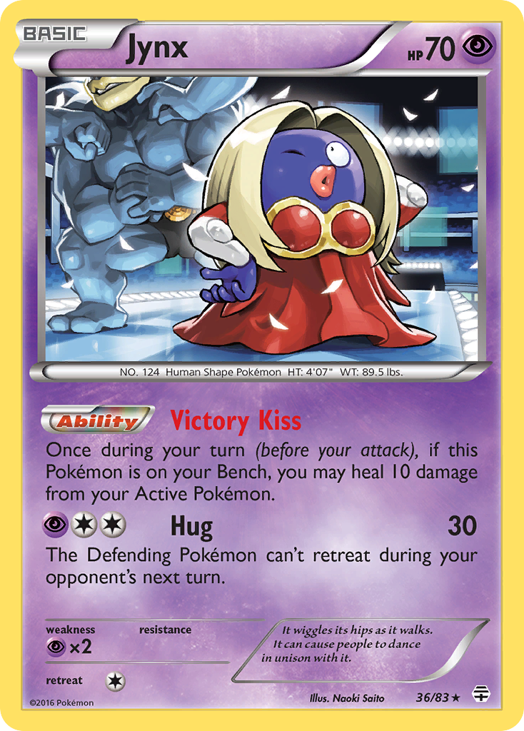 Jynx (36/83) [XY: Generations] | Cracking-Singles