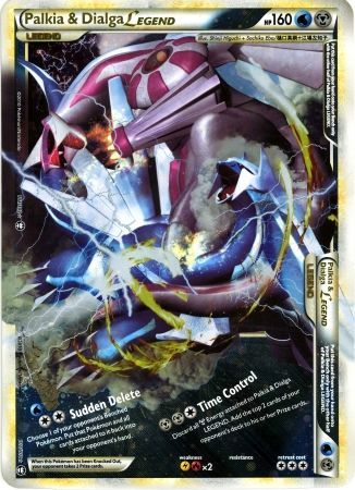 Palkia & Dialga LEGEND (101/102) (Jumbo Card) [HeartGold & SoulSilver: Triumphant] | Cracking-Singles