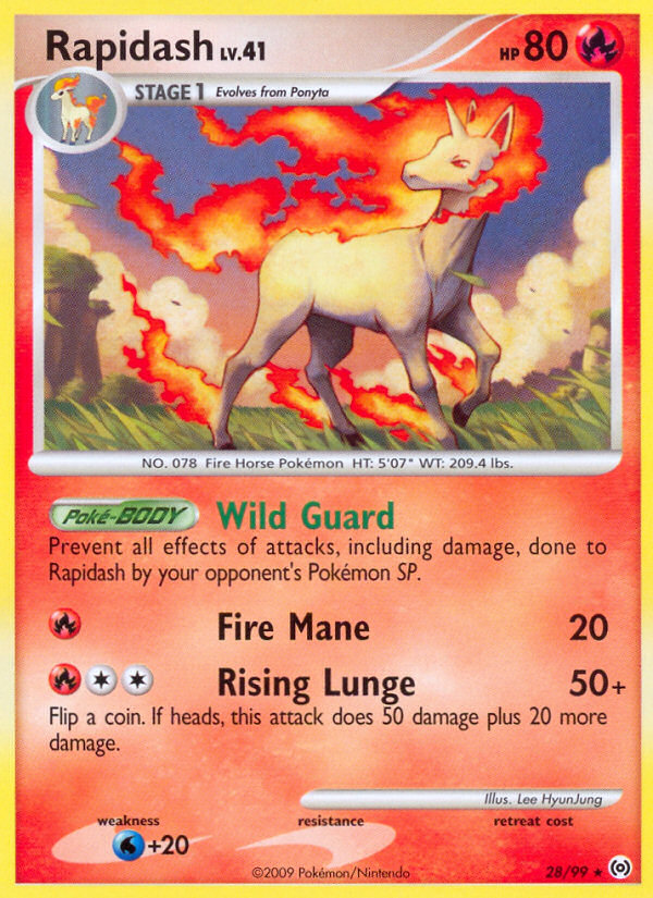 Rapidash (28/99) [Platinum: Arceus] | Cracking-Singles