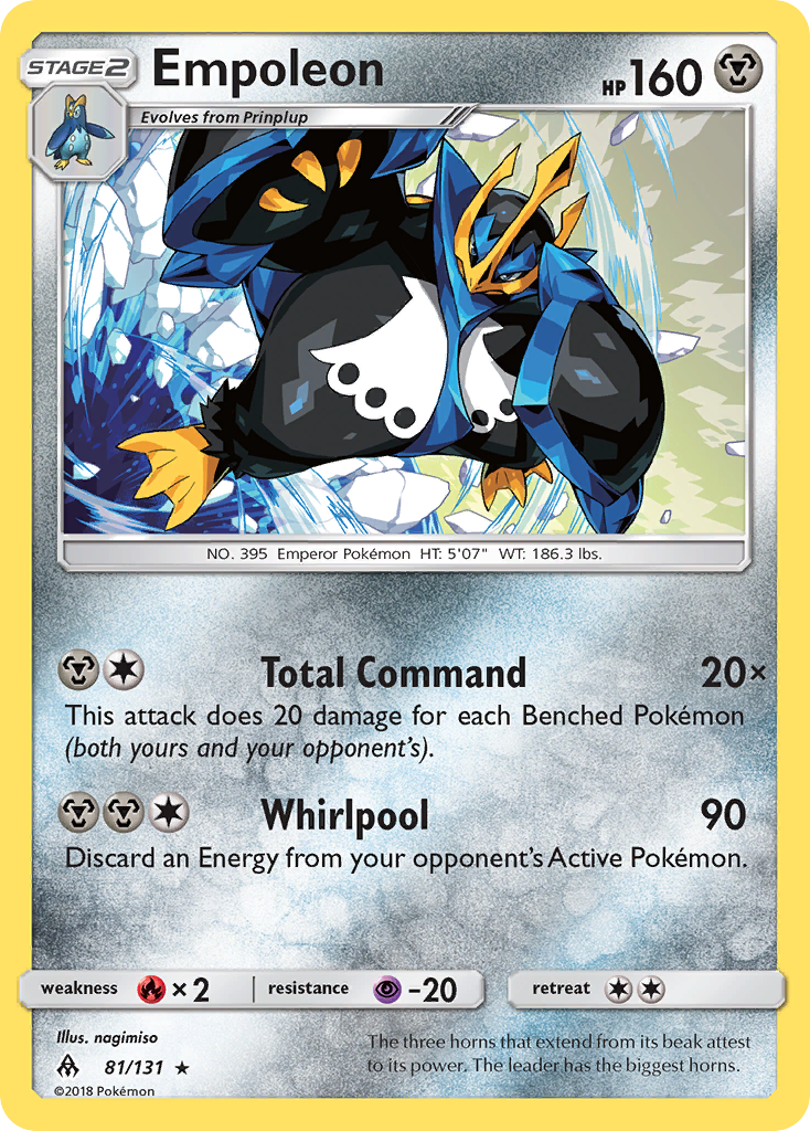 Empoleon (81/131) [Sun & Moon: Forbidden Light] | Cracking-Singles