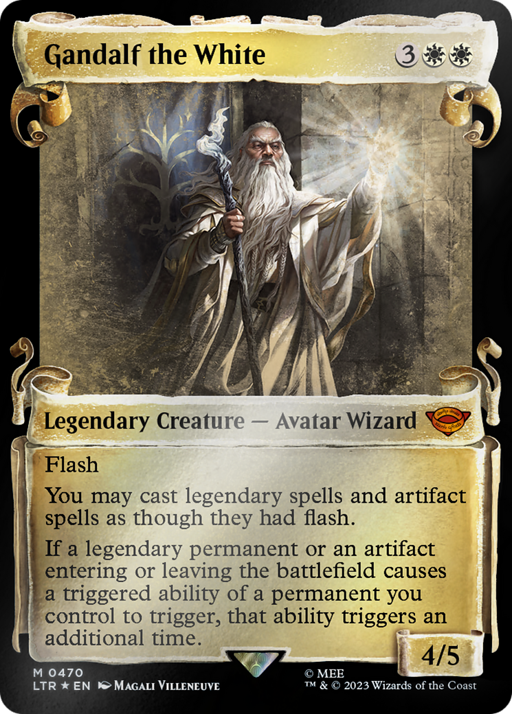 Gandalf the White [The Lord of the Rings: Tales of Middle-Earth Showcase Scrolls] | Cracking-Singles